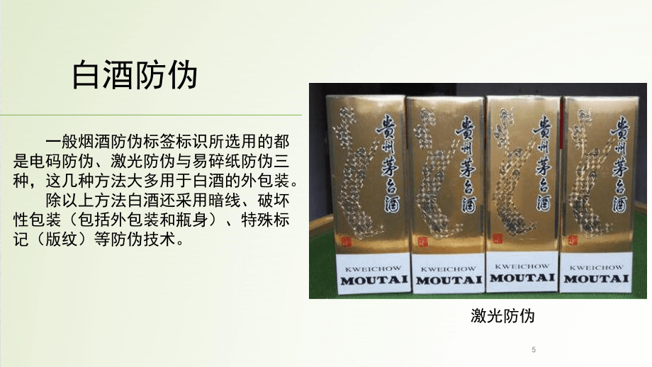 白酒防偽包裝 技術創新與品牌保護